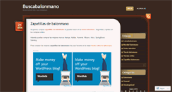 Desktop Screenshot of buscabalonmano.wordpress.com