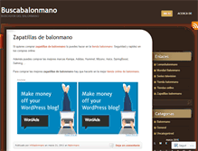 Tablet Screenshot of buscabalonmano.wordpress.com