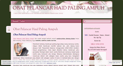 Desktop Screenshot of obatpelancarhaidpalingampuh.wordpress.com