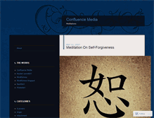 Tablet Screenshot of confluencemedia.wordpress.com