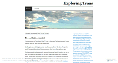 Desktop Screenshot of exploringtrans.wordpress.com