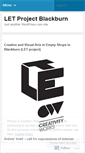 Mobile Screenshot of letprojectblackburn.wordpress.com