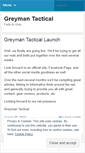 Mobile Screenshot of greymantactical.wordpress.com