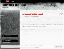 Tablet Screenshot of greymantactical.wordpress.com