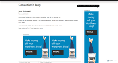 Desktop Screenshot of consultium.wordpress.com