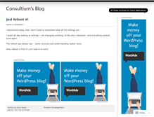 Tablet Screenshot of consultium.wordpress.com