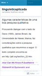 Mobile Screenshot of linguisticaplicada.wordpress.com