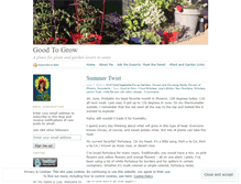 Tablet Screenshot of goodtogrow.wordpress.com