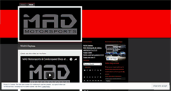 Desktop Screenshot of madmotors.wordpress.com