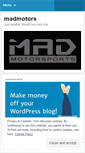 Mobile Screenshot of madmotors.wordpress.com