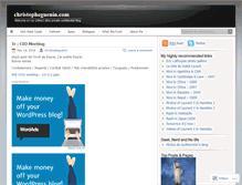 Tablet Screenshot of christopheguenin.wordpress.com