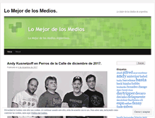 Tablet Screenshot of lomejordelosmedios.wordpress.com