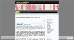Desktop Screenshot of kellycrow.wordpress.com