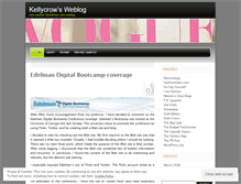 Tablet Screenshot of kellycrow.wordpress.com