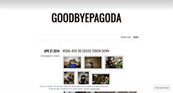 Desktop Screenshot of goodbyepagoda.wordpress.com