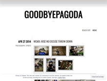 Tablet Screenshot of goodbyepagoda.wordpress.com