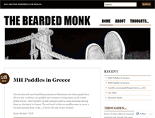 Tablet Screenshot of beardedmonk.wordpress.com