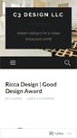 Mobile Screenshot of c3design.wordpress.com
