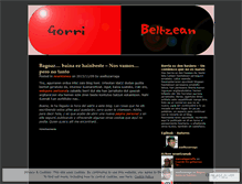 Tablet Screenshot of gorribeltzean.wordpress.com