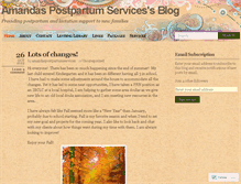 Tablet Screenshot of amandaspostpartumservices.wordpress.com