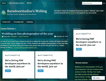 Tablet Screenshot of barndoorstudios.wordpress.com
