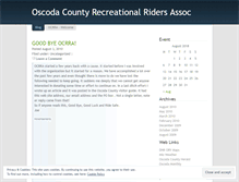 Tablet Screenshot of ocrra.wordpress.com