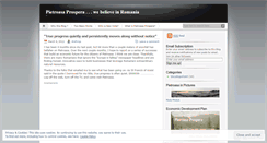 Desktop Screenshot of pietroasaprospera.wordpress.com