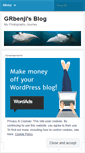 Mobile Screenshot of grbenji.wordpress.com