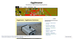 Desktop Screenshot of oggstreamer.wordpress.com