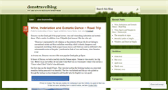 Desktop Screenshot of donstravelblog.wordpress.com