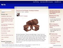 Tablet Screenshot of fatfu.wordpress.com