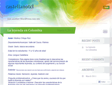 Tablet Screenshot of castellanotcl.wordpress.com