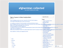 Tablet Screenshot of afghanistancollected.wordpress.com