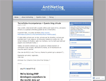 Tablet Screenshot of antinetlog.wordpress.com