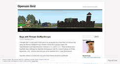 Desktop Screenshot of opensimgrid.wordpress.com