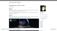 Desktop Screenshot of jillianthropy.wordpress.com