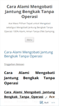 Mobile Screenshot of caraalamimengobatijantungbengkaktanpaoperasiel.wordpress.com