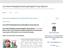 Tablet Screenshot of caraalamimengobatijantungbengkaktanpaoperasiel.wordpress.com