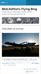 Mobile Screenshot of midlifepilot.wordpress.com