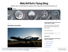 Tablet Screenshot of midlifepilot.wordpress.com