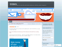 Tablet Screenshot of dentalgrins.wordpress.com