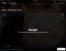 Tablet Screenshot of ap2films.wordpress.com