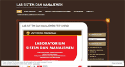 Desktop Screenshot of labsistemtmip.wordpress.com