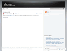 Tablet Screenshot of mharbauer.wordpress.com