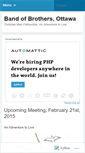 Mobile Screenshot of bandofbrothersottawa.wordpress.com