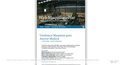 Desktop Screenshot of maquinaserrar.wordpress.com