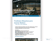 Tablet Screenshot of maquinaserrar.wordpress.com