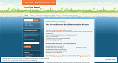 Desktop Screenshot of greatbarrierreefholidaysaustralia.wordpress.com
