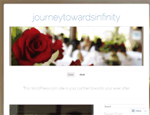 Tablet Screenshot of journeytowardsinfinity.wordpress.com