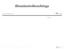 Tablet Screenshot of illuminatedteachings.wordpress.com